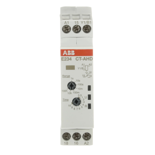 ABB 1SVR500110R0000, CT-AHD.12, Düşmede Gecikmeli Zaman Rölesi, 0.05sn-100s, 1 K/A, 24-48 Volt DC/24-240 Volt AC