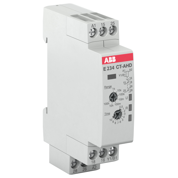 ABB 1SVR500110R0100, CT-AHD.22, Düşmede Gecikmeli Zaman Rölesi, 0.05sn-100s, 2 K/A, 24-48 Volt DC/24-240 Volt AC