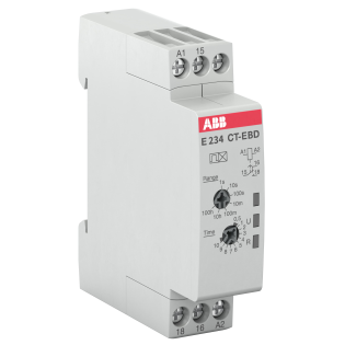 ABB 1SVR500150R0000, CT-EBD.12, Flaşör Zaman Rölesi, 0.05sn-100s, 1 K/A, 24-48 Volt DC/24-240 Volt AC