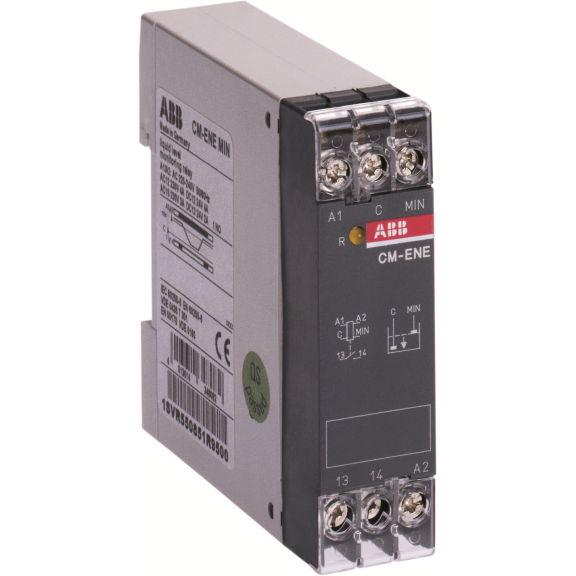 ABB 1SVR550851R9500, CM-ENE MIN, Minimum Sıvı Seviye Rölesi, 1 NA, 220-240 Volt AC