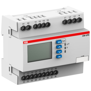 ABB 1SVR560730R3401, CM-UFD.M31, Fotovoltaik, Şebeke İzleme Rölesi, 24-240 Volt AC/DC, 1 ve 3 Fazlı Şebeke, 50Hz
