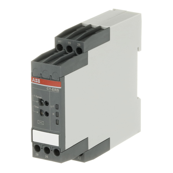 ABB 1SVR730100R3300, CT-ERS.22S, Çekmede Gecikmeli Zaman Rölesi, 0.05sn-300s, 2 K/A, 24-48 Volt DC/24-240 Volt AC