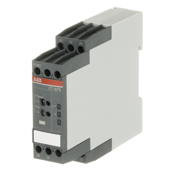 ABB 1SVR730180R3300, CT-APS.22S, Düşmede Gecikmeli Zaman Rölesi, 0.05sn-300s, 2 K/A, 24-48 Volt DC/24-240 Volt AC