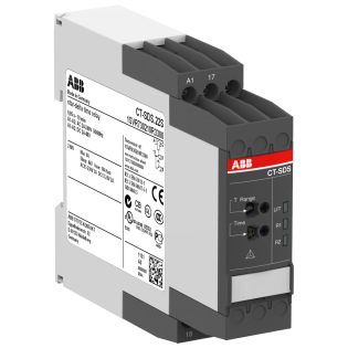 ABB 1SVR730210R3300, CT-SDS.22S, Yıldız-Üçgen Zaman Rölesi, 0.05sn-10dk, 2 NA, 24-48 Volt DC/24-240 Volt AC