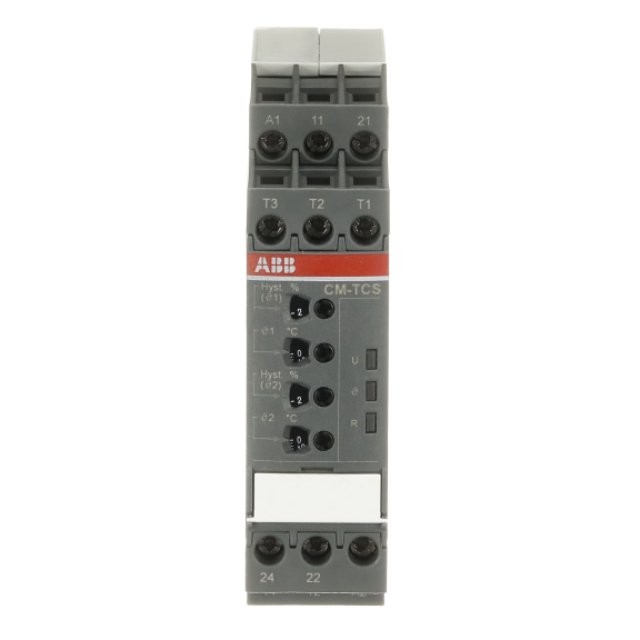 ABB 1SVR730740R0200, CM-TCS.12S, Sıcaklık İzleme Rölesi, 0/+100 °C, 2 K/A, 24-240 Volt AC/DC
