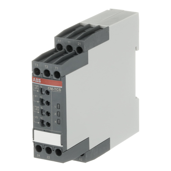 ABB 1SVR730740R0300, CM-TCS.13S, Sıcaklık İzleme Rölesi, 0/+200 °C, 2 K/A, 24-240 Volt AC/DC