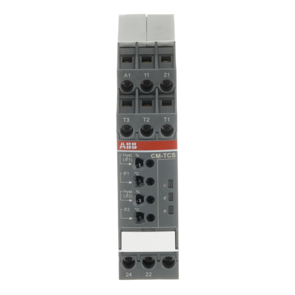 ABB 1SVR730740R0300, CM-TCS.13S, Sıcaklık İzleme Rölesi, 0/+200 °C, 2 K/A, 24-240 Volt AC/DC