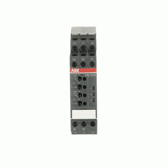 ABB 1SVR730740R9200, CM-TCS.22S, Sıcaklık İzleme Rölesi, 0/+100 °C, 2 K/A, 24 Volt AC/DC
