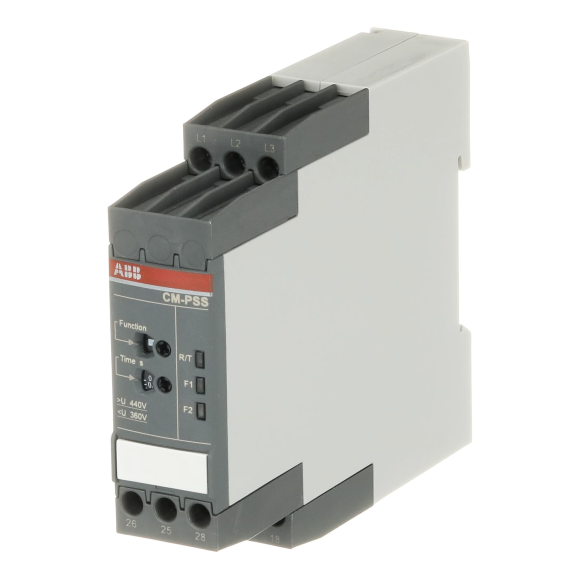 ABB 1SVR730784R3300, CM-PSS.41S, Faz Koruma Rölesi, Faz Hatası, Faz Sırası ve Aşırı-Düşük Gerilim Koruması, 2K/A