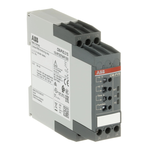 ABB 1SVR730794R1300, CM-PVS.31S, Faz Koruma Rölesi, Faz Hatası, Faz Sırası ve Aşırı-Düşük Gerilim Koruması, 2K/A