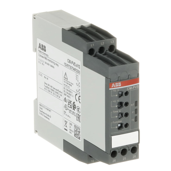 ABB 1SVR730794R3300, CM-PVS.41S, Faz Koruma Rölesi, Faz Hatası, Faz Sırası ve Aşırı-Düşük Gerilim Koruması, 2K/A