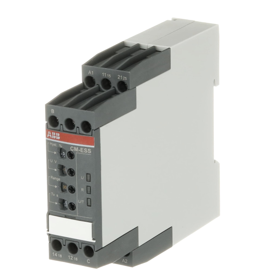 ABB 1SVR730830R0500, CM-ESS.MS, Multifonksiyonel Gerilim İzleme Rölesi, 0-30 sn Ayarlanabilir, 3-600 V AC/DC, 24-240 Volt AC/DC, 2 K/A