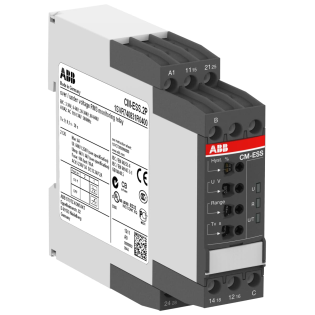 ABB 1SVR730831R1400, CM-ESS.2S, Gerilim İzleme Rölesi, 0-30 sn Ayarlanabilir, 3-600 V AC/DC, 220-240 Volt AC, 2 K/A