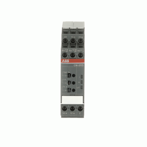 ABB 1SVR730840R0400, CM-SRS.21S, Akım Kontrol Rölesi, 0-30 sn Ayarlanabilir, 3mA-1A, 24-240 Volt AC/DC, 2 K/A