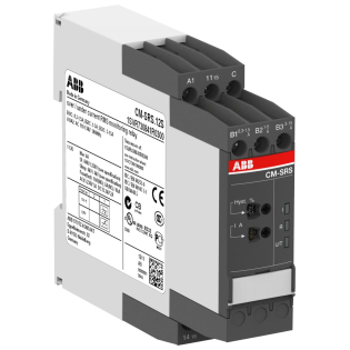 ABB 1SVR730841R1300, CM-SRS.12S, Akım Kontrol Rölesi, Zaman Ayarsız, 0.3-15A, 220-240 Volt AC, 1 K/A