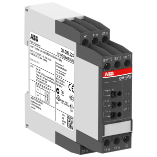 ABB 1SVR730841R1500, CM-SRS.22S, Akım Kontrol Rölesi, 0-30 sn Ayarlanabilir, 0.3-15A, 220-240 Volt AC, 2 K/A