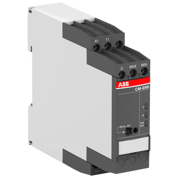 ABB 1SVR730850R0100, CM-ENS.11S, Minimum ve Maksimum Sıvı Seviye Rölesi, 1 K/A, 24-240 Volt AC/DC
