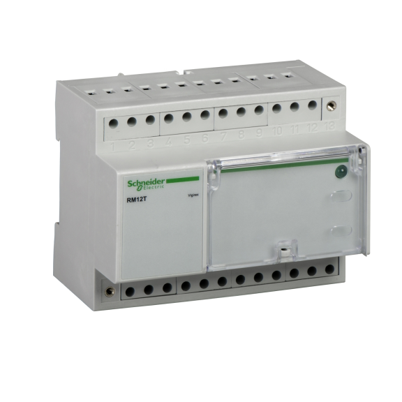 Schneider Electric 28566, VigiRex, RM12T 30mA-30A Kaçak Akım Algılama Rölesi Çoklayıcı, 12 Kanallı, 220-240 V AC