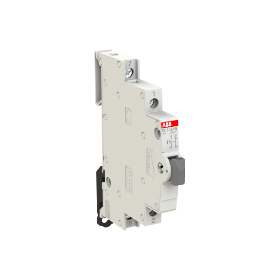ABB 2CCA703150R0001, E215-16-11B, Modüler DIN, Gri Butonlu, Ray Tipi Push Buton, 1NA+1NK