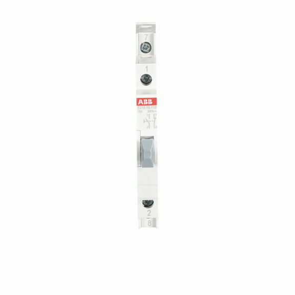 ABB 2CCA703150R0001, E215-16-11B, Modüler DIN, Gri Butonlu, Ray Tipi Push Buton, 1NA+1NK