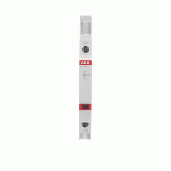 ABB 2CCA703401R0001, E219-C, Modüler DIN, Kırmızı Ledli, Ray Tipi Sinyal Lambası, 115-250 Volt AC