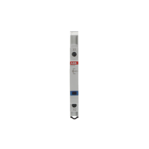 ABB 2CCA703404R0001, E219-G, Modüler DIN, Mavi Ledli, Ray Tipi Sinyal Lambası, 115-250 Volt AC