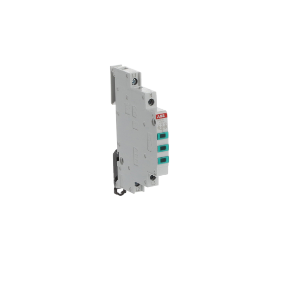 ABB 2CCA703901R0001, E219-3D, Modüler DIN, 3xYeşil Ledli, Ray Tipi Sinyal Lambası, 230-415 Volt AC