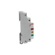 ABB 2CCA703902R0001, E219-3CDE, Modüler DIN, Kırmızı-Sarı-Yeşil Ledli, Ray Tipi Sinyal Lambası, 230-415 Volt AC