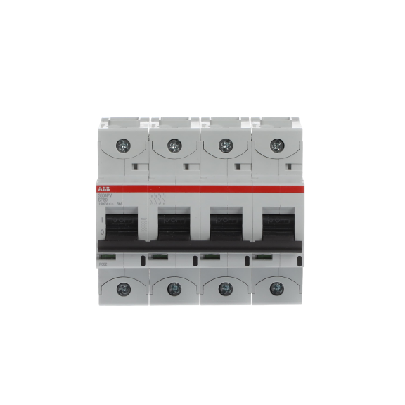 ABB 2CCF019631R0001, S804PV-SP80, Fotovoltaik, 80 Amper, 4 Kutuplu, SP Tipi, Otomatik Sigorta, 5 kA, 4x80SP