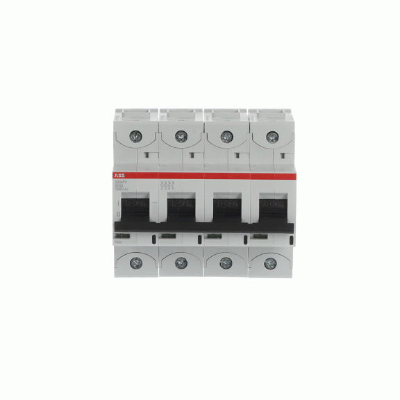 ABB 2CCF019641R0001, S804PV-SD63, Fotovoltaik, 63 Amper, 4 Kutuplu, Ana Ayırıcı Anahtar