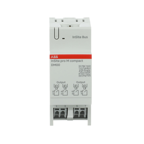ABB 2CCG000246R0001, DM00, System pro M compact InSite, Dijital Çıkış Modülü, 4 Dijital Çıkış