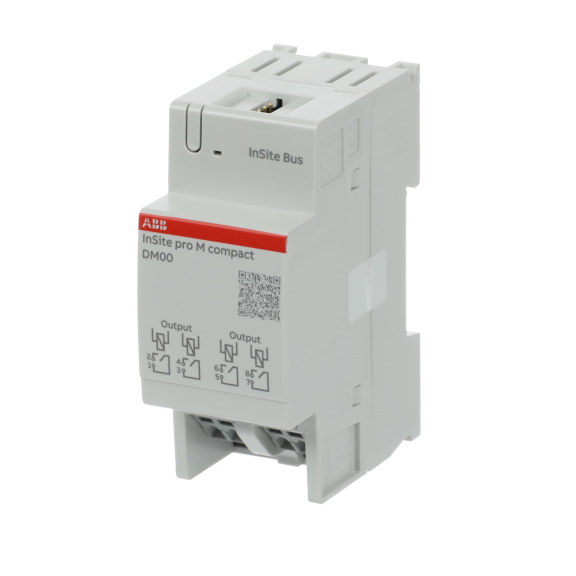 ABB 2CCG000246R0001, DM00, System pro M compact InSite, Dijital Çıkış Modülü, 4 Dijital Çıkış