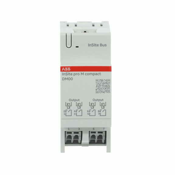 ABB 2CCG000246R0001, DM00, System pro M compact InSite, Dijital Çıkış Modülü, 4 Dijital Çıkış