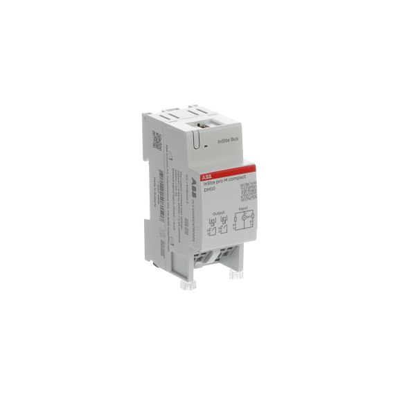 ABB 2CCG000247R0001, DM10, System pro M compact InSite, Dijital Giriş-Çıkış Modülü, 2 Dijital Giriş, 2 Dijital Çıkış