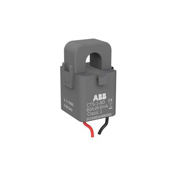 ABB 2CCG001156R0001, CTS-1-80, System pro M compact InSite, Açılabilir Akım Trafosu, 80A