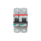 ABB 2CCG001229R0001, S802P-C80, System Pro M, 80 Amper, 2 Kutuplu, C Tipi, Otomatik Sigorta, 25 kA, 2x80C