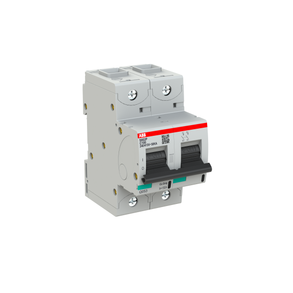 ABB 2CCG001230R0001, S802P-C100, System Pro M, 100 Amper, 2 Kutuplu, C Tipi, Otomatik Sigorta, 15 kA, 2x100C