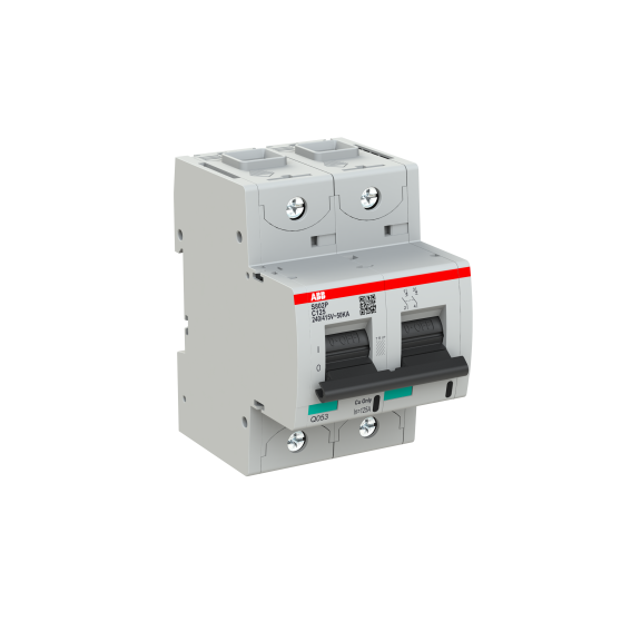 ABB 2CCG001231R0001, S802P-C125, System Pro M, 125 Amper, 2 Kutuplu, C Tipi, Otomatik Sigorta, 15 kA, 2x125C