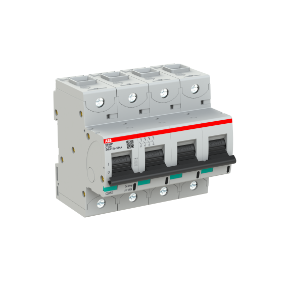 ABB 2CCG001236R0001, S804P-C100, System Pro M, 100 Amper, 4 Kutuplu, C Tipi, Otomatik Sigorta, 15 kA, 4x100C