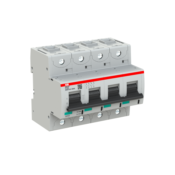 ABB 2CCG001237R0001, S804P-C125, System Pro M, 125 Amper, 4 Kutuplu, C Tipi, Otomatik Sigorta, 15 kA, 4x125C