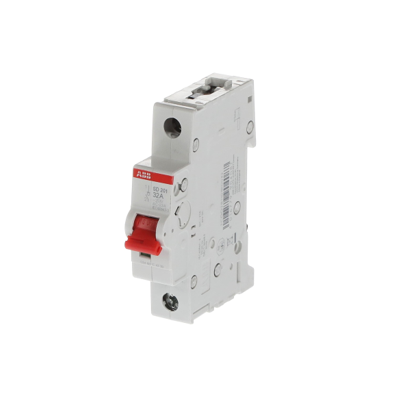 ABB 2CDD281101R0032, SD201/32, Modüler DIN, 32 Amper, 1 Kutuplu, Kumanda Anahtarı