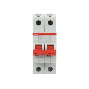 ABB 2CDD282101R0032, SD202/32, Modüler DIN, 32 Amper, 2 Kutuplu, Kumanda Anahtarı