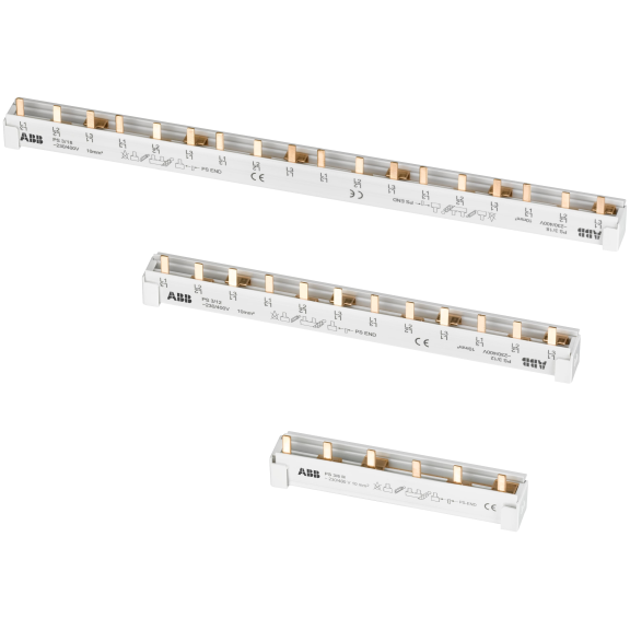 ABB 2CDL240101R1058, PS 4/58 N, System Pro M, 63 Amper, 4 Kutuplu, 58 Modül, Tarak Otomat Barası