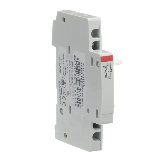 ABB 2CDS200936R0001, S2C-H11L, S200-SN201-F200-DS201-DS203NC Serileri için Yardımcı Kontak, 1NA+1NK, Sol Montaj