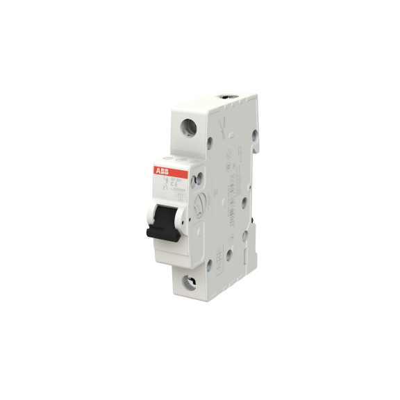 ABB 2CDS211001R0064, SH 201-C 6, Compact Home, 6 Amper, 1 Kutuplu, C Tipi, Otomatik Sigorta, 6 kA, 1x6C