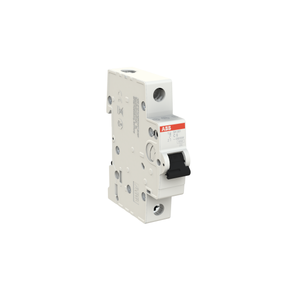 ABB 2CDS211001R0064, SH 201-C 6, Compact Home, 6 Amper, 1 Kutuplu, C Tipi, Otomatik Sigorta, 6 kA, 1x6C