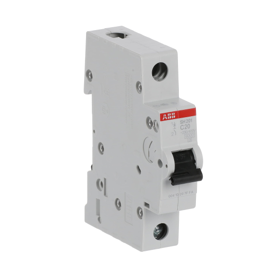 ABB 2CDS211001R0204, SH 201-C 20, Compact Home, 20 Amper, 1 Kutuplu, C Tipi, Otomatik Sigorta, 6 kA, 1x20C