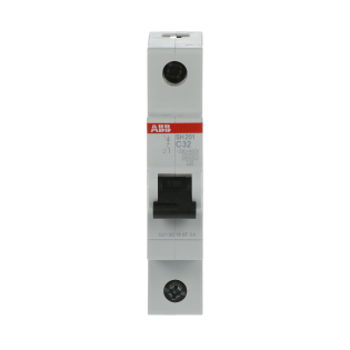 ABB 2CDS211001R0324, SH 201-C 32, Compact Home, 32 Amper, 1 Kutuplu, C Tipi, Otomatik Sigorta, 6 kA, 1x32C
