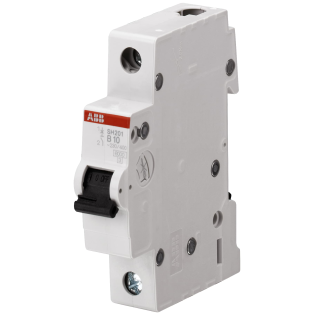 ABB 2CDS211001R0505, SH 201-B 50, Compact Home, 50 Amper, 1 Kutuplu, B Tipi, Otomatik Sigorta, 6 kA, 1x50B