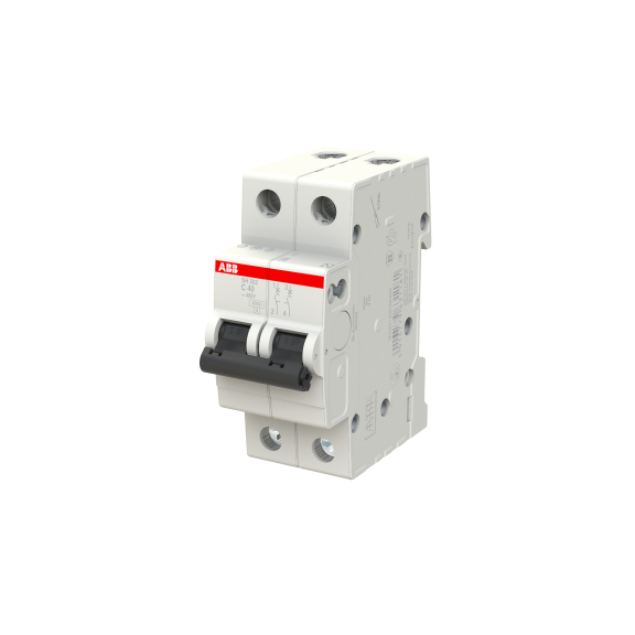 ABB 2CDS211103R0634, SH 201-C 63 NA, Compact Home, 63 Amper, 2 Kutuplu, C Tipi, Otomatik Sigorta, 6 kA, 2x63C